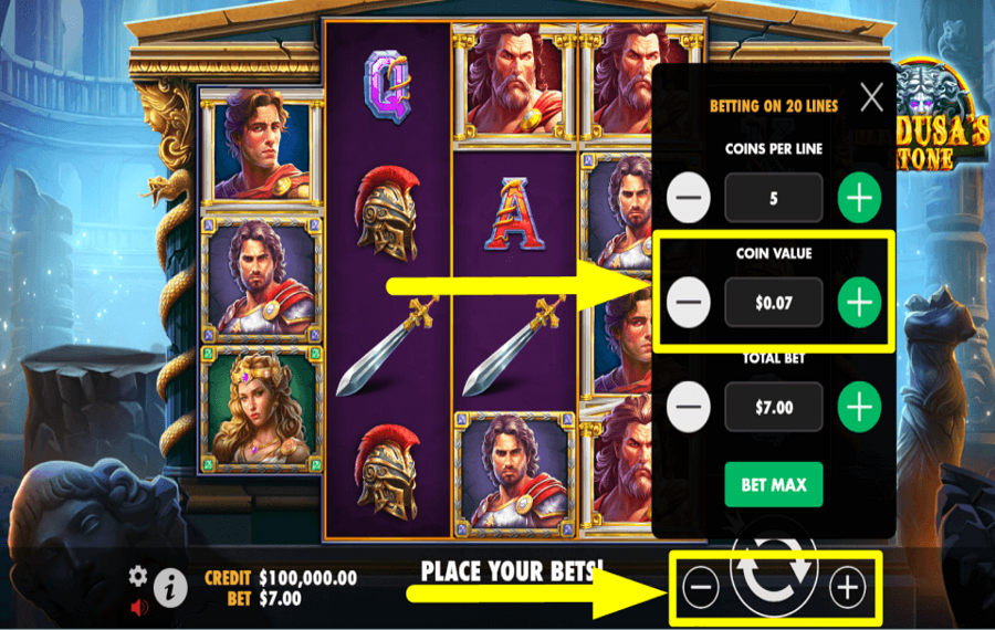 Medusas Stone PICK THE COIN VALUE.