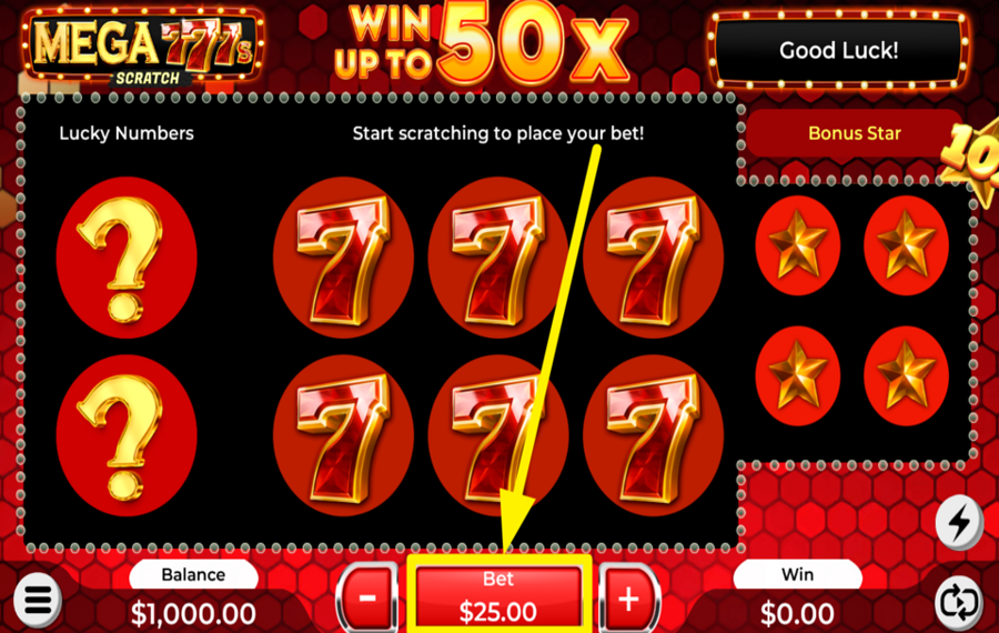 Mega 777 FAITES VOTRE PARI.