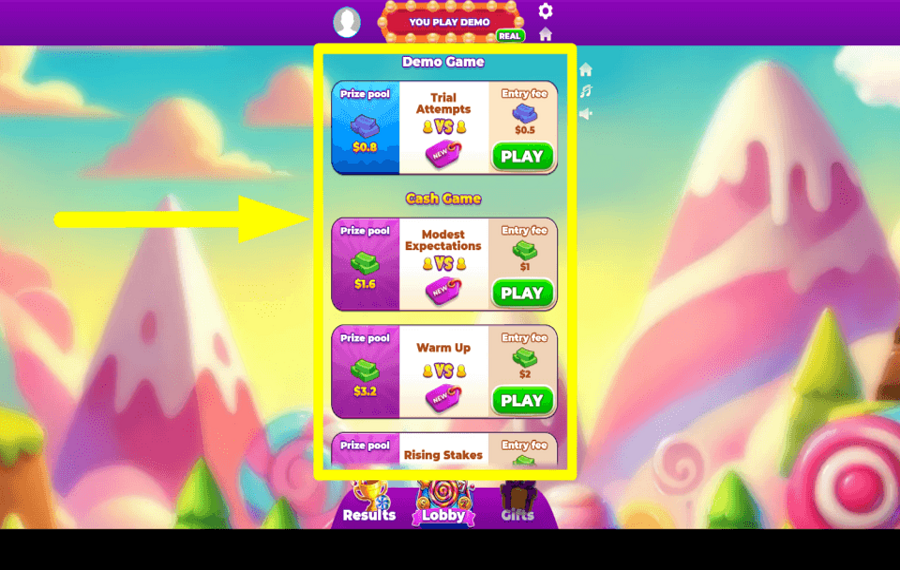 Mega Candy Cash ENTSCHEIDE DIE WETTE.