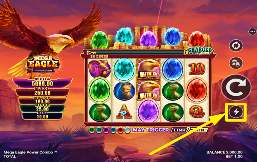 Mega Eagle Power Combo CHANGE THE SPEED.