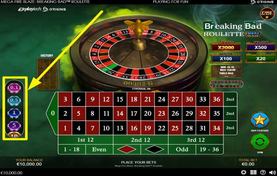 Mega Fire Blaze Breaking Bad Roulette ВЫБЕРИТЕ СТАВКУ.