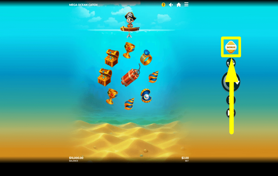 Mega Ocean Catch ПОЛУЧИТЕ БОНУС.