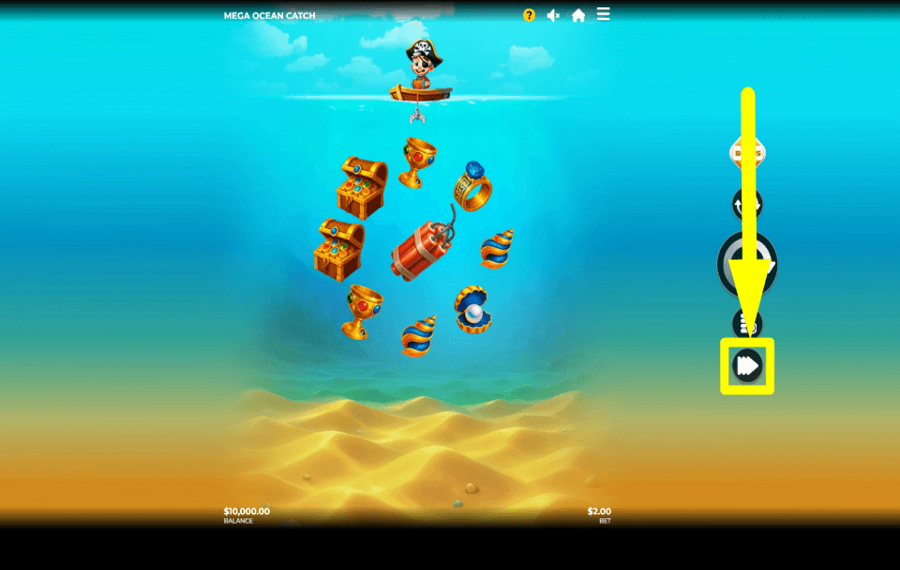 Mega Ocean Catch КОНТРОЛИРУЙТЕ ТЕМП.