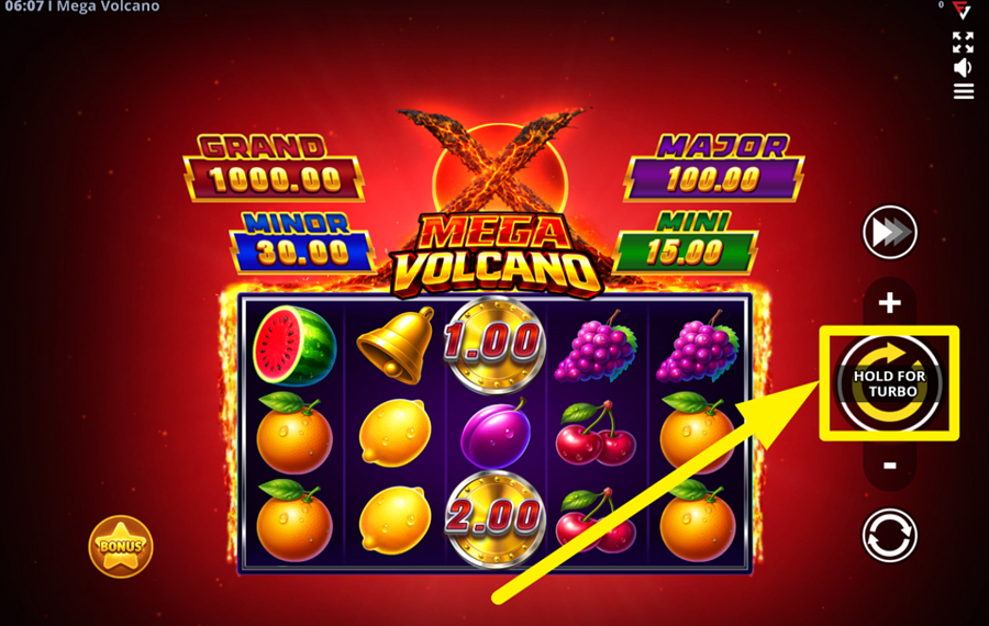 Mega Volcano Running Wins SPIN FOR VICTORY!