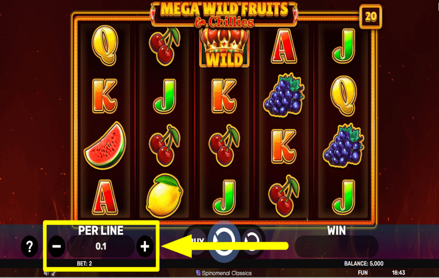 Mega Wild Fruits and Chillies CHOOSE YOUR WAGER.