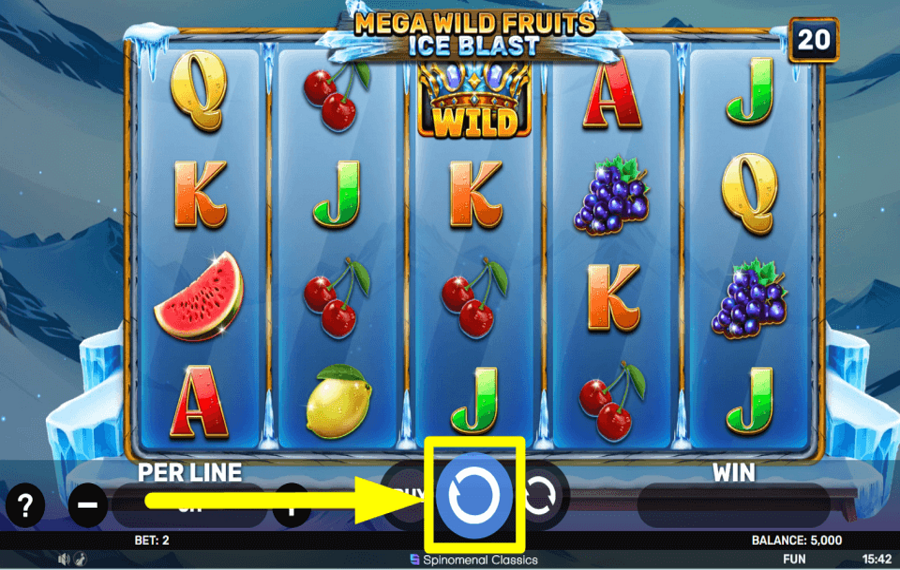 Mega Wild Fruits Ice Blast MACHEN SIE EINE SPURENFAHRT.