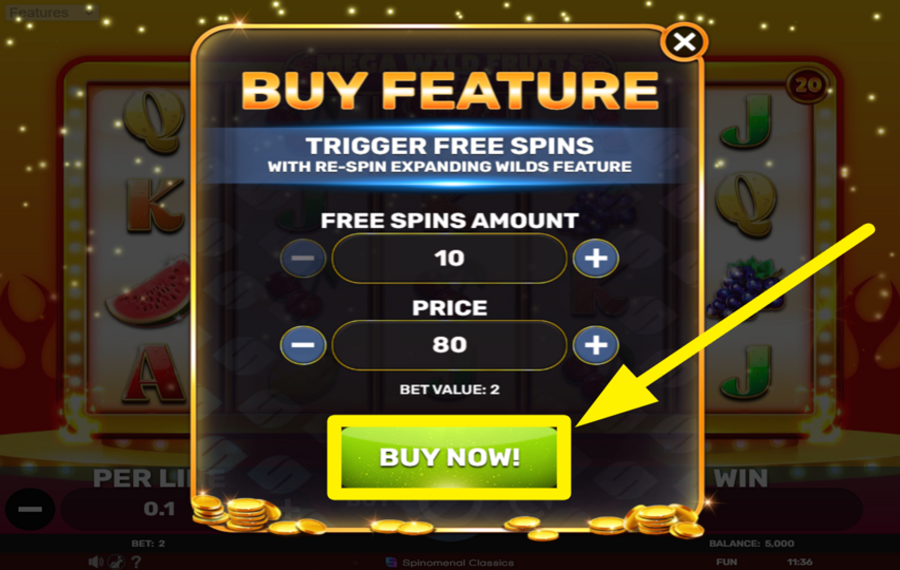 Mega Wild Fruits On Fire UNLOCK FREE SPINS.