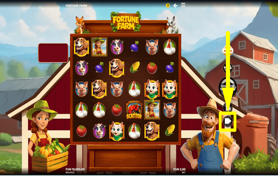 MegaFair Fortune Farm ИЗМЕНИТЕ ТЕМП.