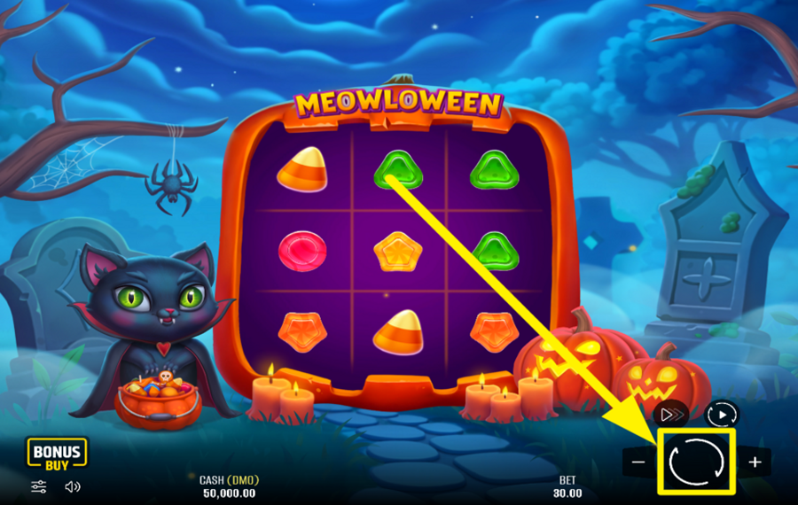 Meowloween ENTREZ DANS VOTRE JEU.