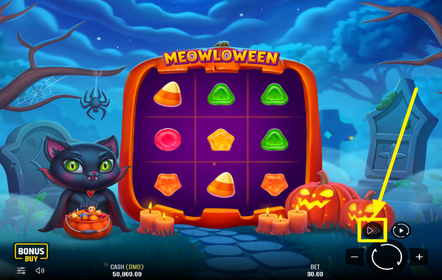 Meowloween PASSEZ À LA VITESSE SUPÉRIEURE.