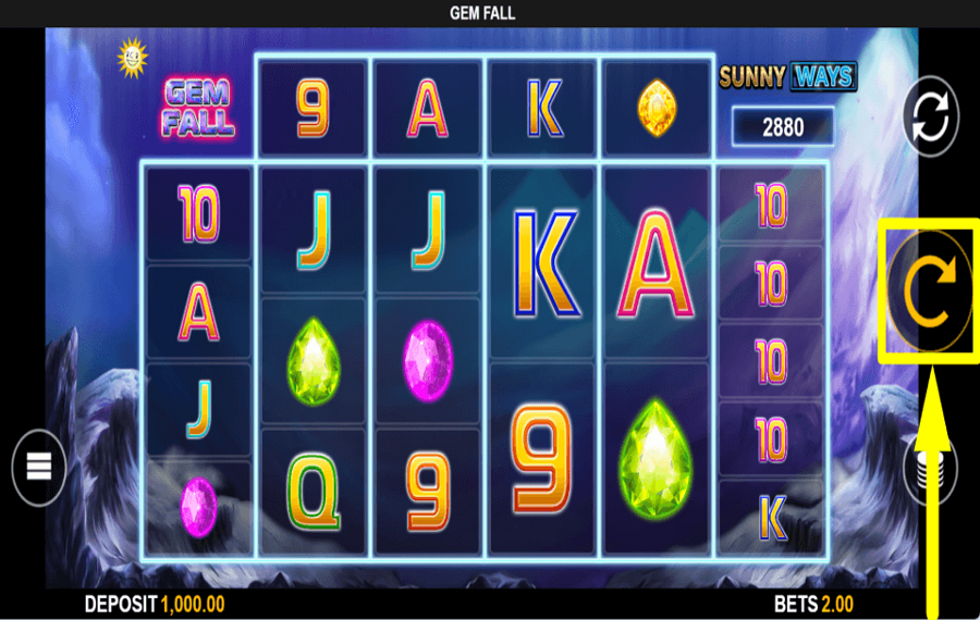 Merkur Gaming Gem Fall MACHEN SIE EINE SPUR.