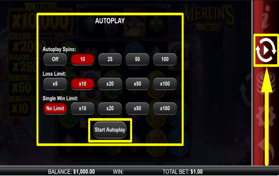 Merlins 10K Ways УПРАВЛЯЙТЕ АВТОМАТИЧЕСКИМИ СПИНАМИ.
