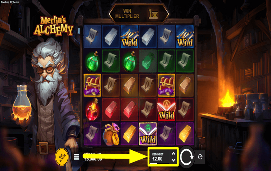 Merlins Alchemy CHOOSE THE STAKE.