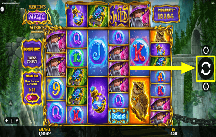 Merlins Magic Mirror Megaways HAGA CLIC EN JUGAR PARA COMENZAR.