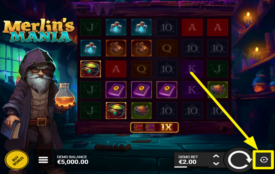 Merlins Mania ENABLE AUTOPLAY.