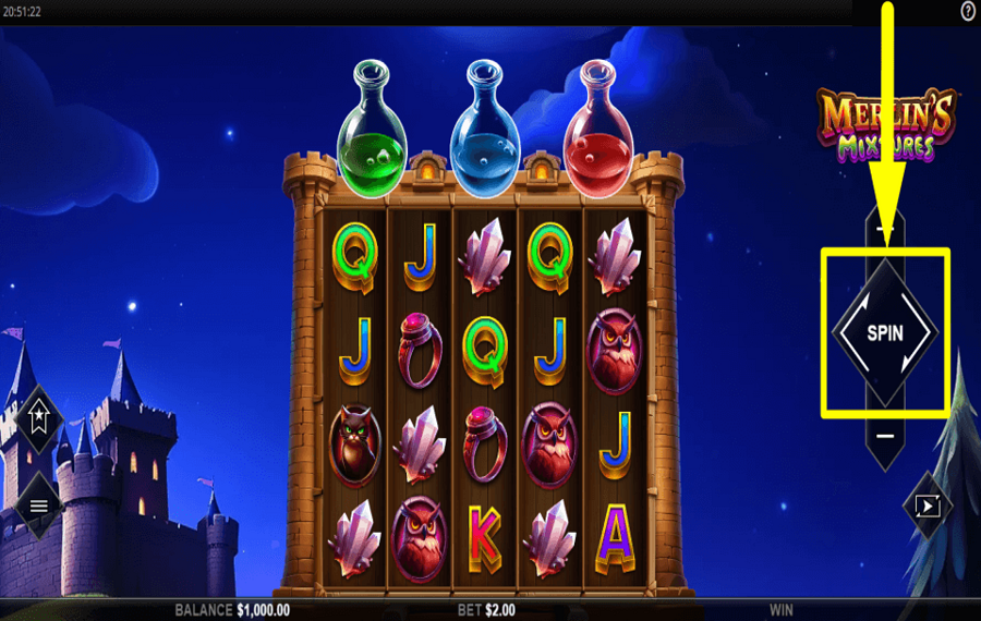 Merlins Mixtures BEGINNEN SIE MIT DEM SPIELEN.