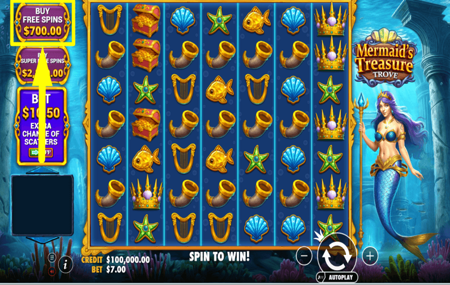 Mermaids Treasure Trove SHOP FOR EXTRA TURNS.