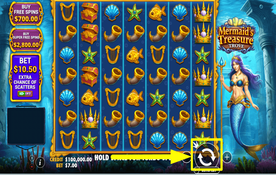 Mermaids Treasure Trove START GAMBLING.