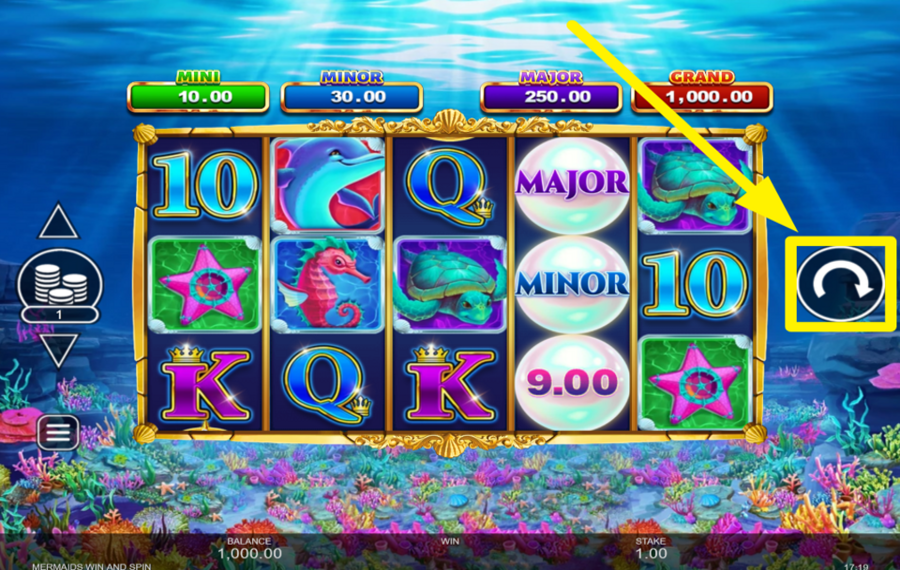 Mermaids Win and Spin PLAY THE GAME.