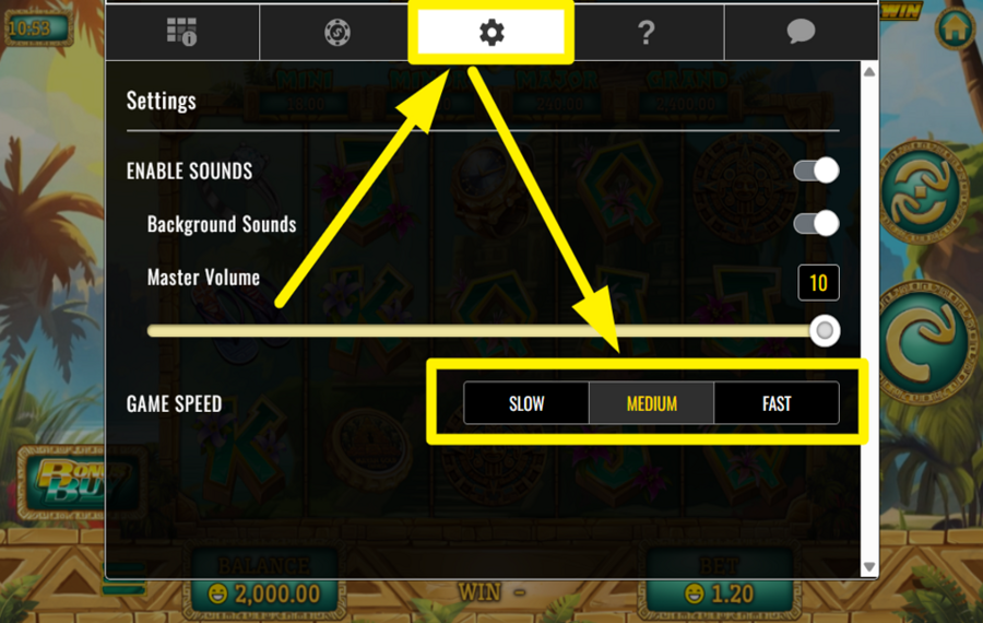 Metal Detector Mayan Magic ACCELERA L'AZIONE!