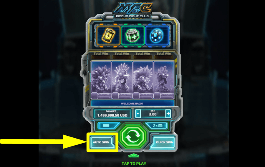 MFC Mecha Fight Club 自動再生を検討してください。
