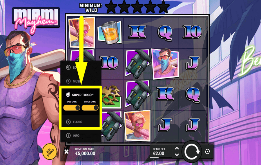 Miami Mayhem CONTRÔLEZ LA VITESSE.