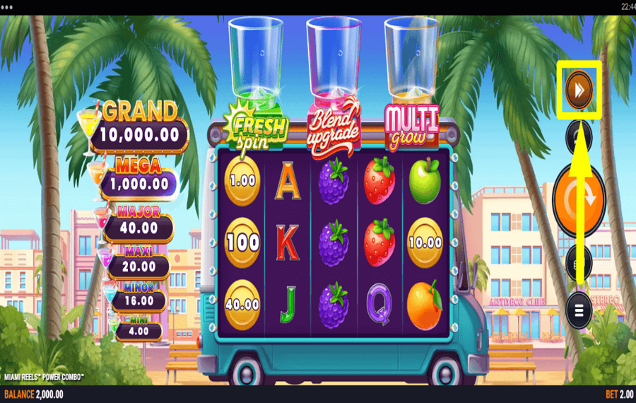 Miami Reels Power Combo Ускорьте темп.