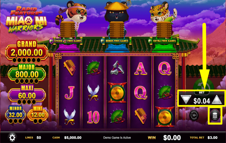 Miao Mi Warriors MODIFY YOUR WAGER.