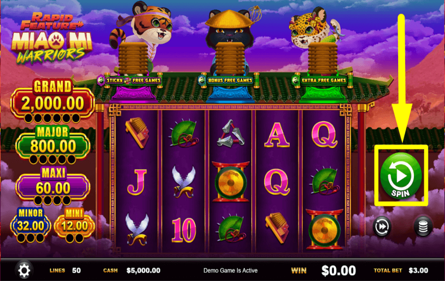 Miao Mi Warriors TEST YOUR LUCK.