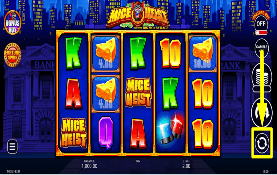 Mice Heist ACTIVER LA LECTURE AUTOMATIQUE.