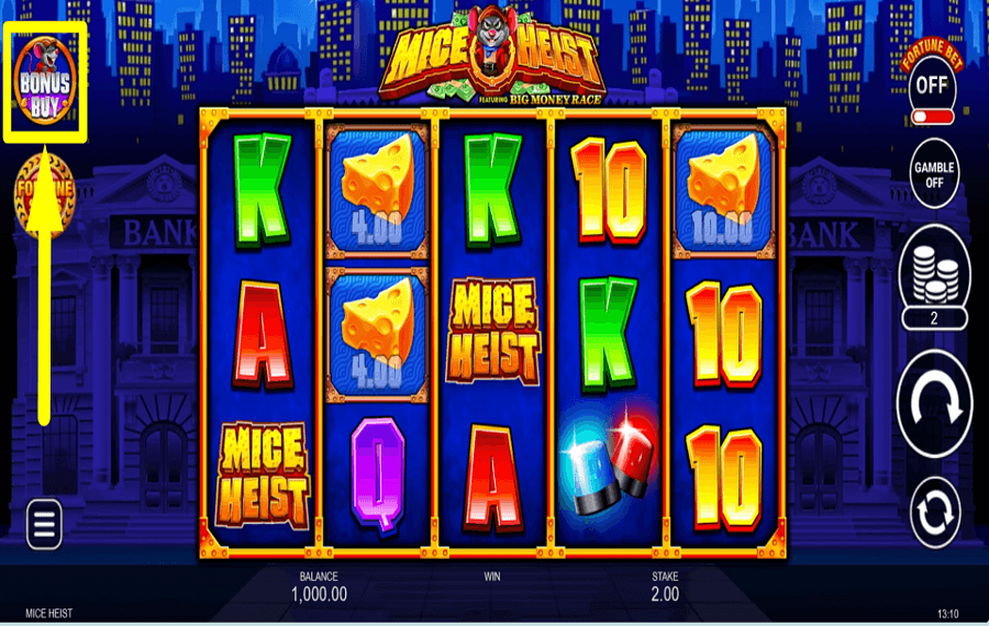 Mice Heist COLLECTEZ DES BONUS.