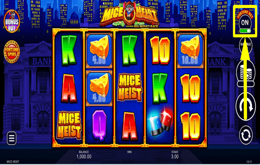 Mice Heist AUGMENTEZ LES ENJEUX.