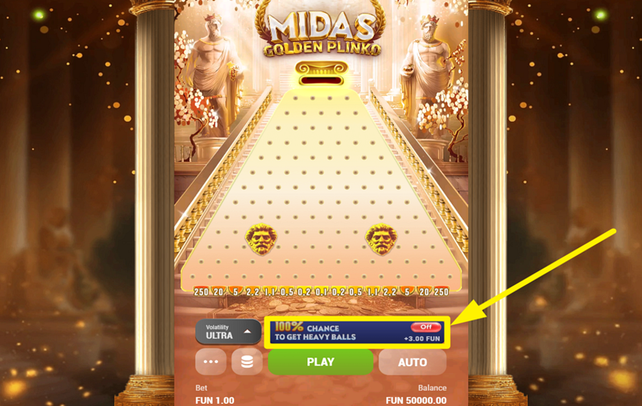 Midas Golden Plinko APROVEITE A APOSTA BÔNUS.