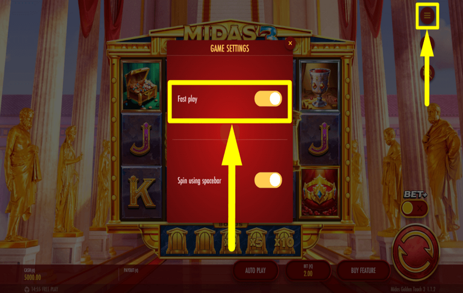 Midas Golden Touch 3 УСКОРЬТЕ ИГРУ.