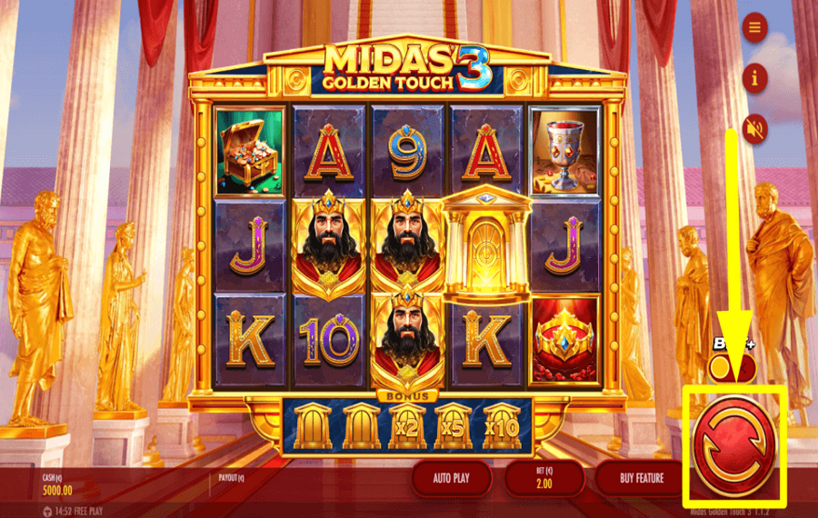 Midas Golden Touch 3 ИСПЫТАЙТЕ СВОЮ УДАЧУ.