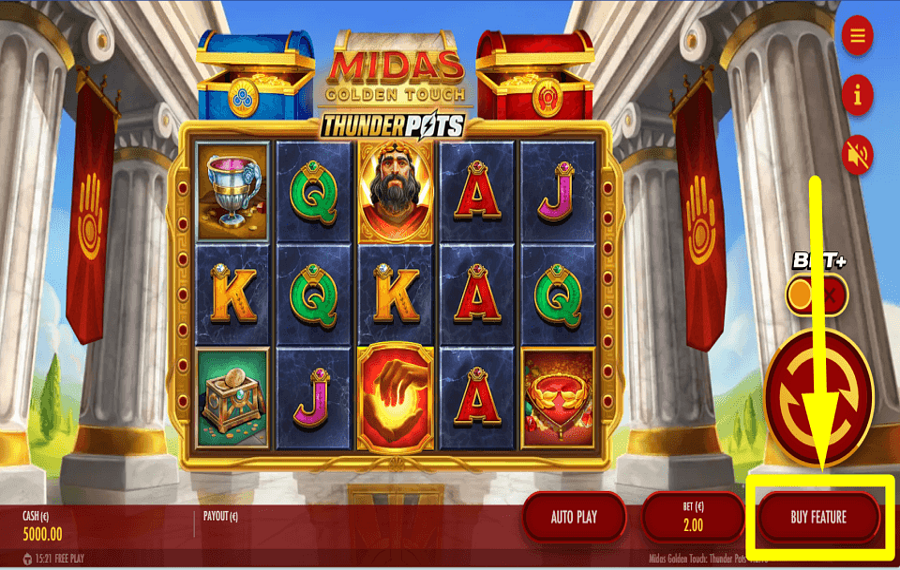 Midas Golden Touch Thunder Pots ACQUISTA LE CARATTERISTICHE.