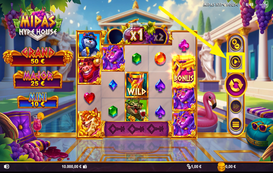 Midas Hype House CHOOSE AUTOMATIC SPINNING.