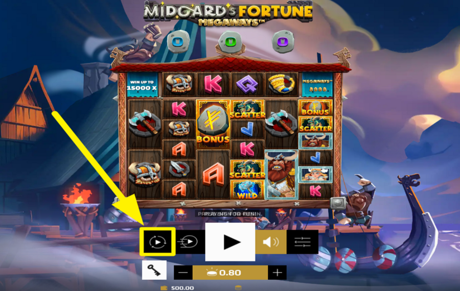 Midgards Fortune Megaways UTILIZE AUTOPLAY.