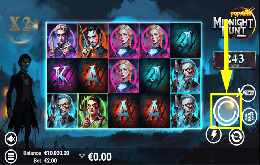 Midnight Hunt COMMENCE GAMBLING.