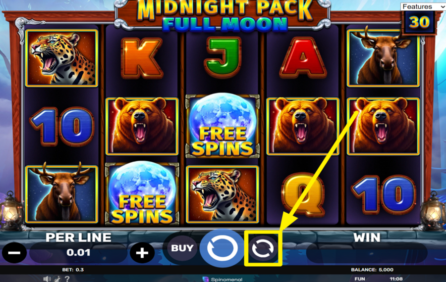 Midnight Pack Full Moon AUTOMATISCHE SPRINGS AKTIVIEREN.