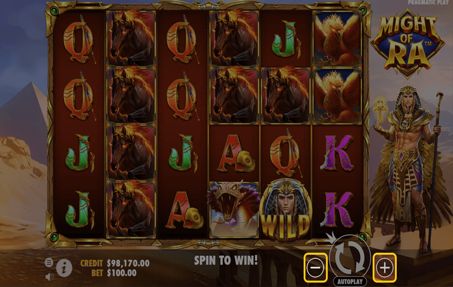 Might of Ra Modifica la scommessa