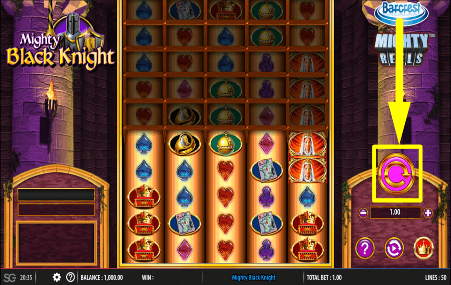 Mighty Black Knight TIME TO PLAY.