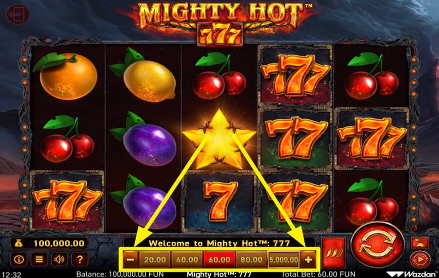 Mighty Hot 777 Sichern Sie sich Ihre Beteiligung.