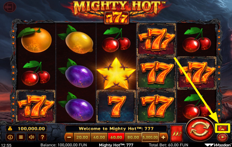 Mighty Hot 777 ERHÖHNE DAS TEMPERATUR.