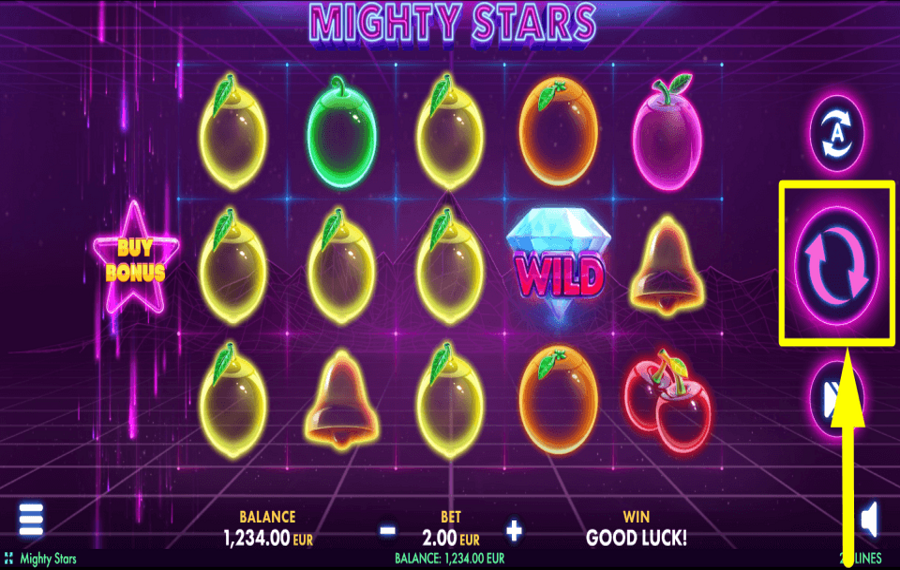 Mighty Stars SPIN THE REELS.