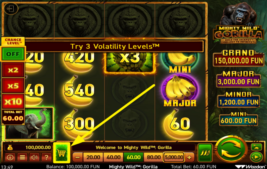 Mighty Wild Gorilla ПОЛУЧИТЕ БОНУС!