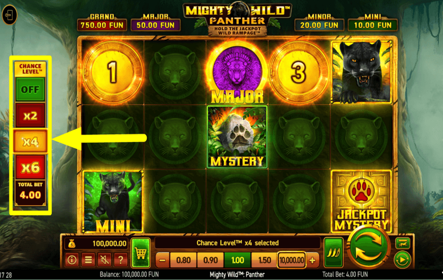 Mighty Wild Panther AMPLIFY THE ODDS.