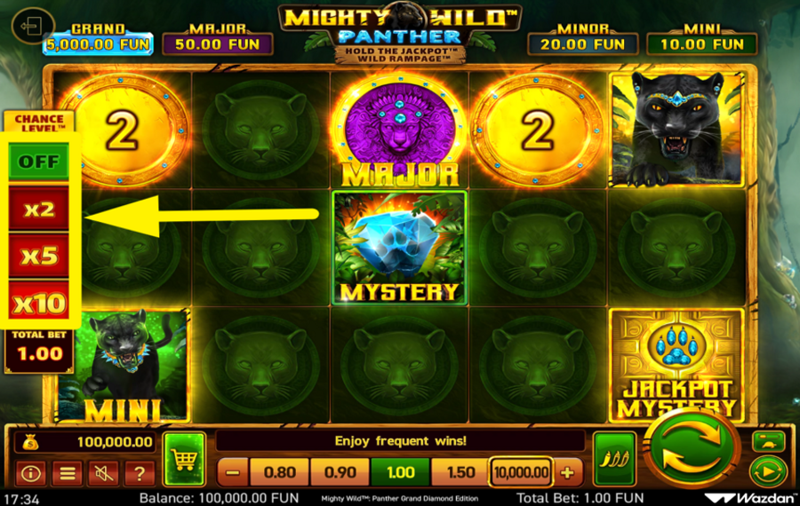 Mighty Wild Panther Grand Diamond Edition AUMENTA LE TUE POSSIBILITÀ.