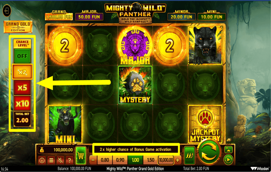 Mighty Wild Panther Grand Gold Edition SEIZE YOUR CHANCE.