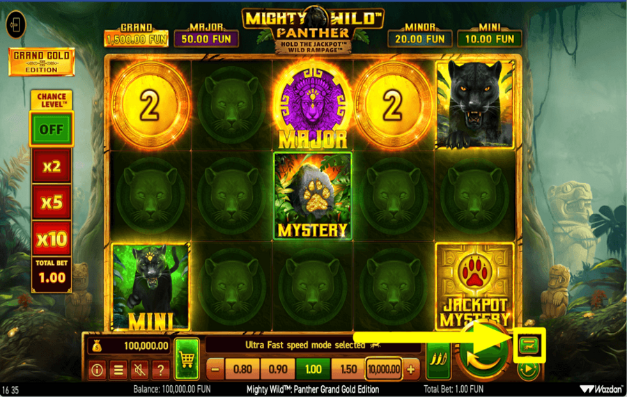Mighty Wild Panther Grand Gold Edition STEP UP YOUR GAME.